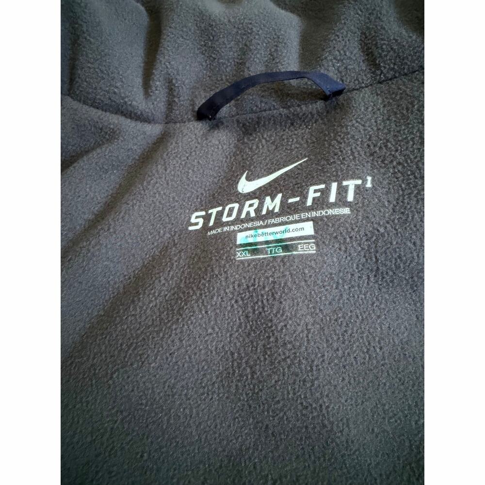 Nike Storm-FIT navy puffer jacket fleece lined Ole Miss logo size XXL - Picture 7 of 13